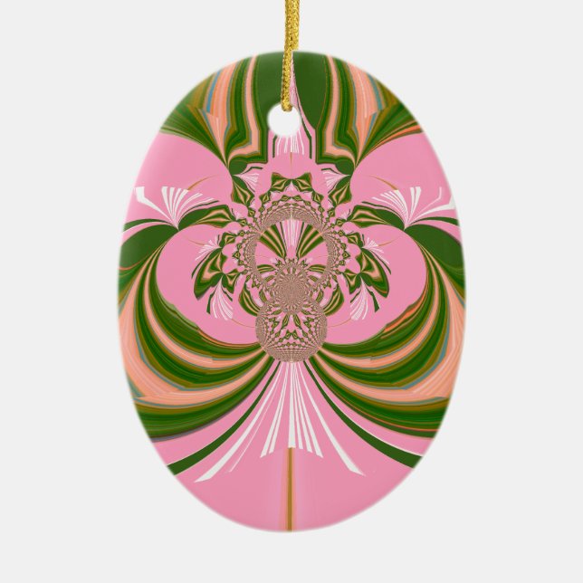 Save The Date Ceramic Ornament (Front)