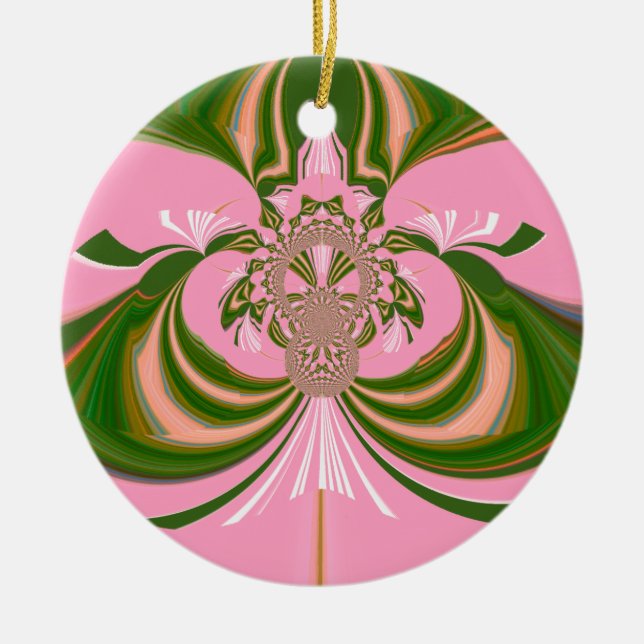 Save The Date Ceramic Ornament (Front)