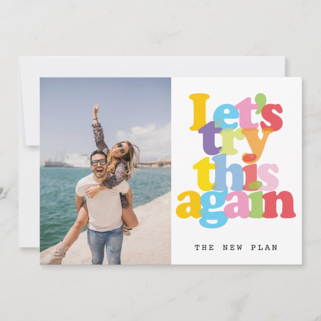 Save The Date Changement de date reporté Annulé photo de l'événe (Devant)