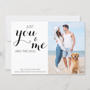 Save The Date Changement de Plans Annonce de Mariage de Chien