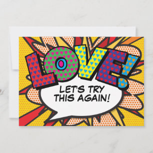 Save The Date Changer la date Comic Book Modern Fun