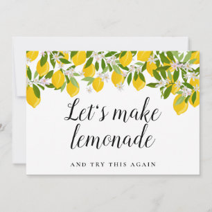 Save The Date Changer la date reportée événement annulé citrons