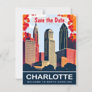 Save The Date Charlotte, Caroline du Nord,