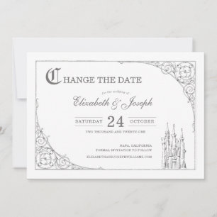Save The Date Château de Cendrillon   Fairytale Modifier la date