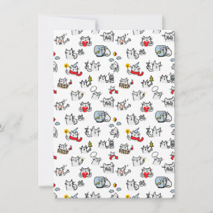 Save The Date Chats amusants, lait et magie.