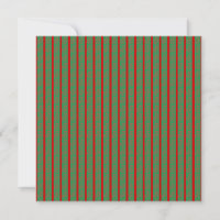 Chaussette de Noël rouge verte