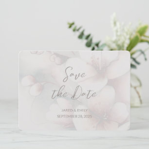 Save The Date Cherry Blossom Mariage Ajouter une photo Enregistr