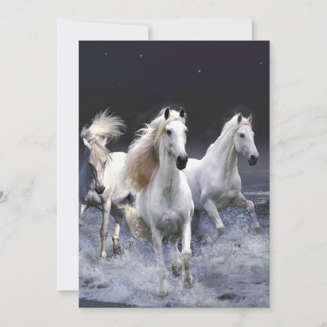 Save The Date Chevaux à lancer l'oreiller (Devant)