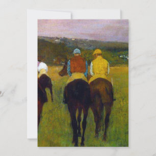 Save The Date Chevaux de course Edgar Degas à Longchamp