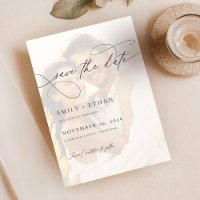 Chic Calligraphie Script superposition Mariage pho