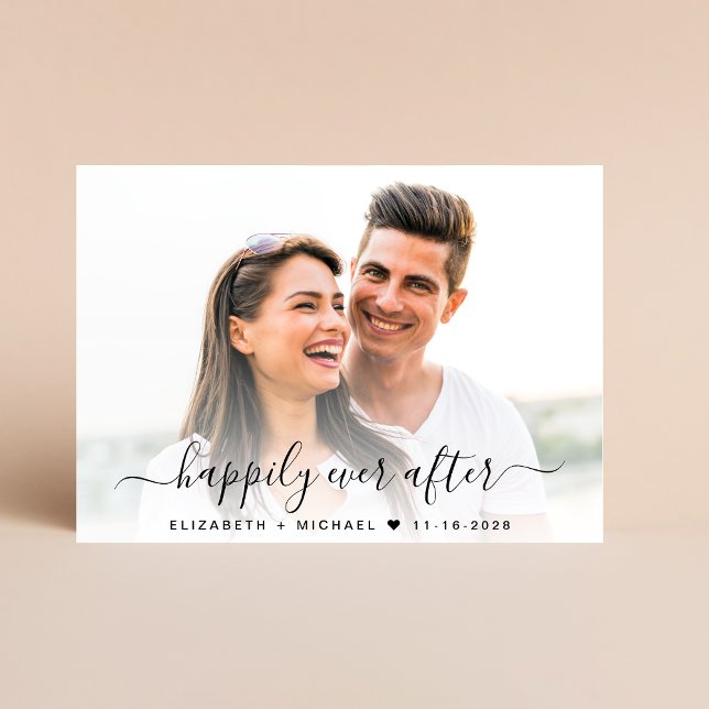 Save The Date Chic Photo QR Code Mariage (Our user-friendly template allows you to easily upload your photo & create the perfect save the date)