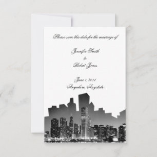 Save The Date Chicago Destination Wedding Enregistrer la date