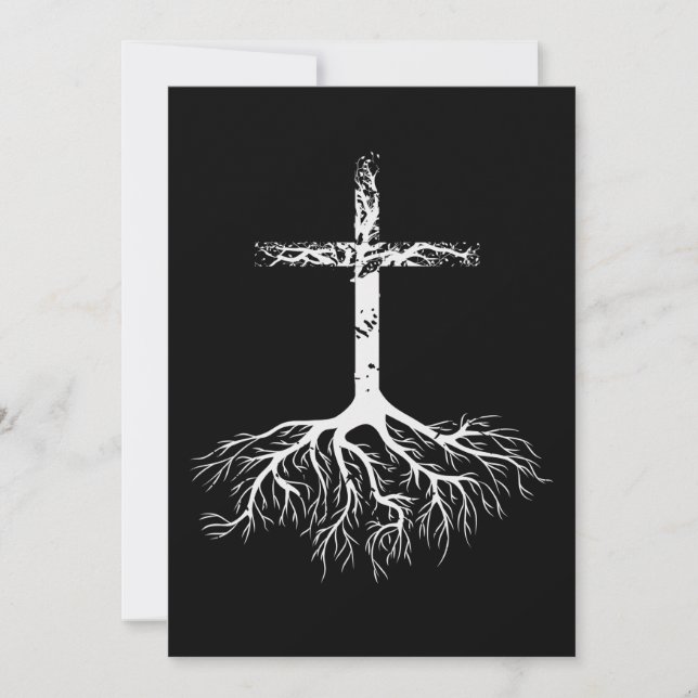 Save The Date Christian Racine ta foi en Jésus Christ Racine Tre (Devant)