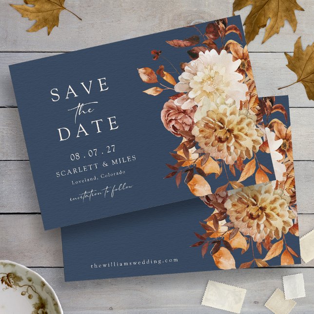 Save The Date Chute de marine (Navy Fall Save The Date
)