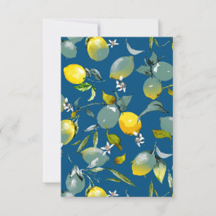 Save The Date citrons aquarelle 29