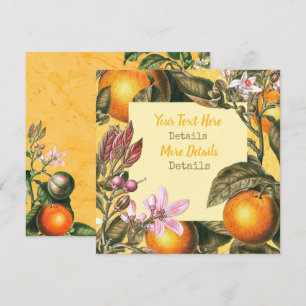 Save The Date Citrus vintage Enregistrer La Date
