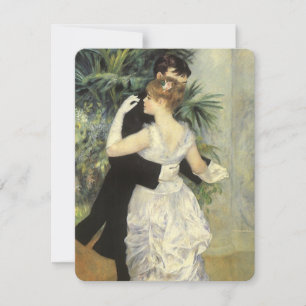Save The Date City Dance de Pierre Renoir Mariage Vintage