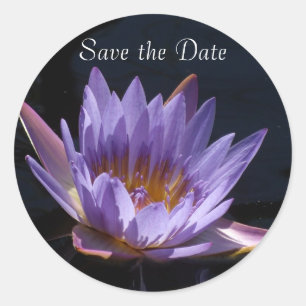 Save the Date Classic Round Sticker