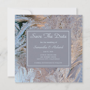 Save The Date Classy Frosted Enregistrer la date