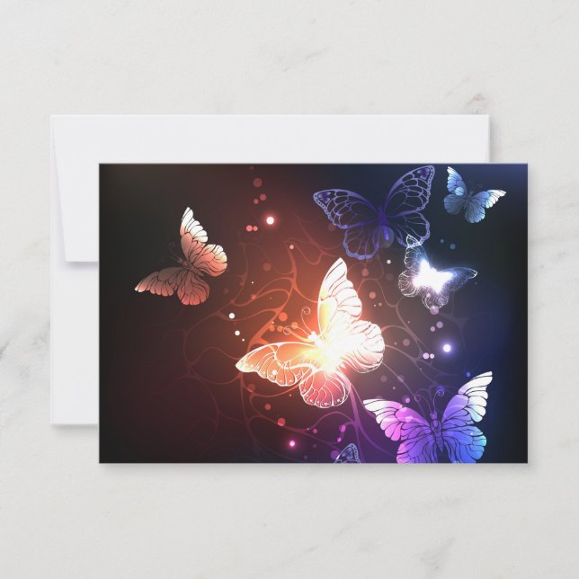 Save The Date Clowing Night Butterflies (Devant)