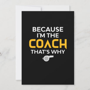 Save The Date Coach-Because I'm the Coach's Why