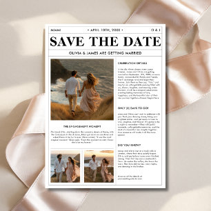 Save The Date Coastal Cliff Sunset 3 Mariage photo journal