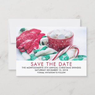 Save The Date Cocoa de Noël   SUCRE DE CANNE   Écharpe & Mitts