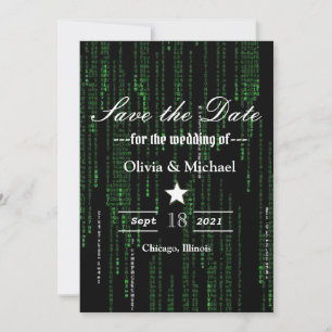 Save The Date Code matrice