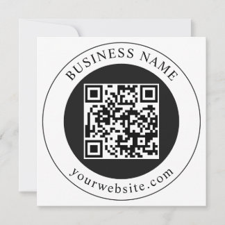 Save The Date Code QR avec nom d'entreprise modifiable