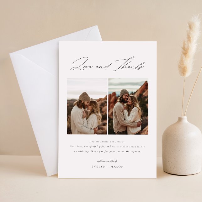 Save The Date Code QR de mariage photo Elegant Script 6 (Créateur téléchargé)