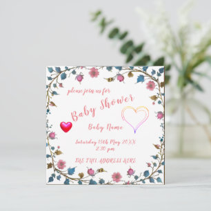 Save The Date Coeur baby shower
