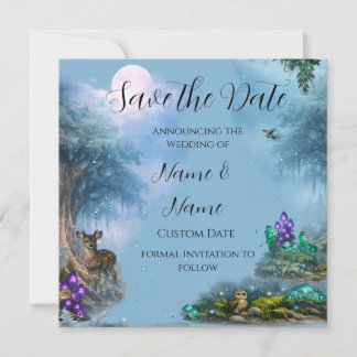 Save The Date Collection de mariage Élégance Bioluminescente