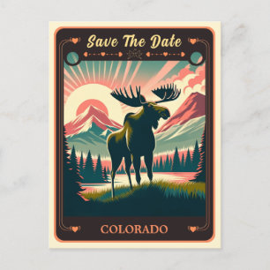Save the Date   Colorado Invitation Postcard