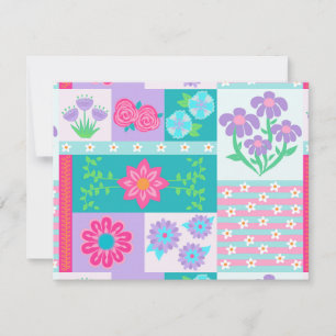 Save The Date Conception de fleurs vibrantes en fleurs