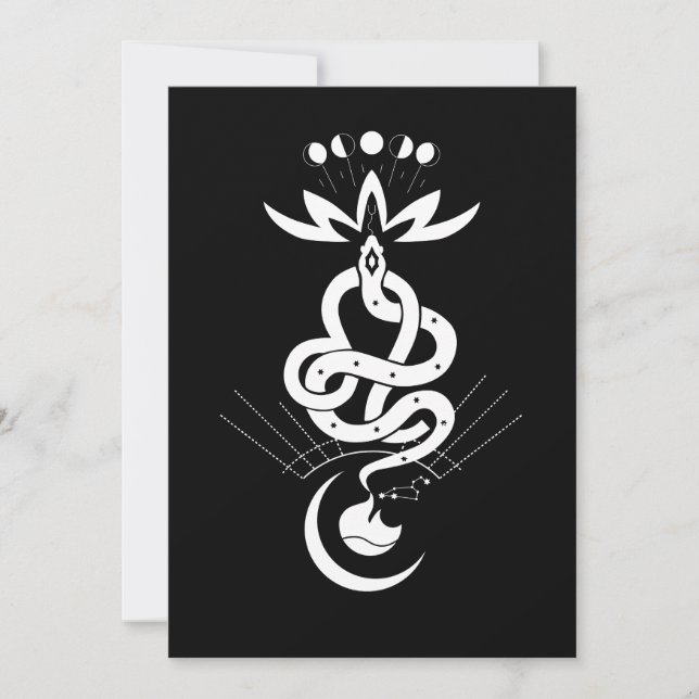 Save The Date Conception originale pour 2025 Snake, Lion (Devant)