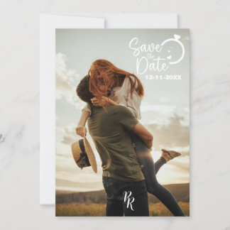 Save The Date Conception photo complète avec script moderne