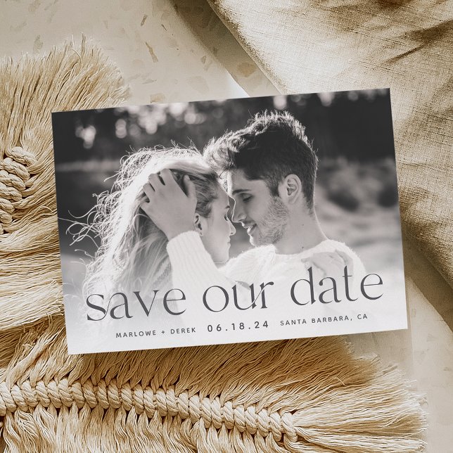 Save The Date Connexion | Photo horizontale (Créateur téléchargé)