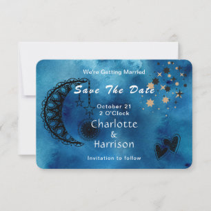 Save The Date Constellation magique Wiccan Mariage inhabituel