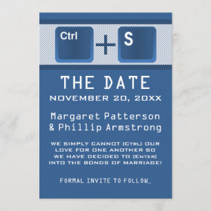 Save The Date Contrôle de clé de l'ordinateur Enregistrer la dat