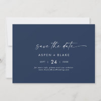 Coordonnée aquarelle moderne | Horizontal bleu