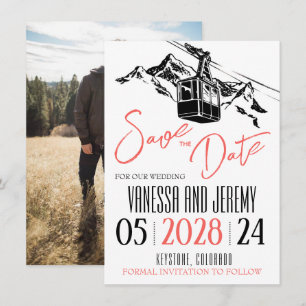 Save The Date Corail d'amour de la montagne