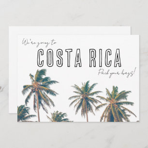 Save The Date Costa Rica Destination Beach Mariage Enregistrer l