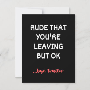 Save The Date Coworker Coffee Mug - Rude que vous quittez