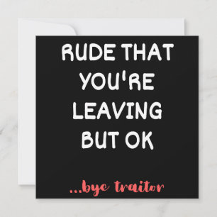 Save The Date Coworker Coffee Mug - Rude que vous quittez
