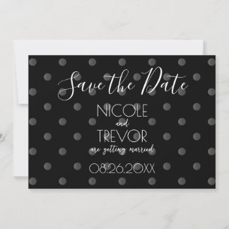 Save The Date Créer votre propre - À petits pois rétro simples