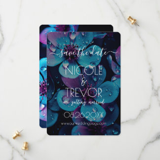 Save The Date Créer votre propre - Closeup Fleurs Gras