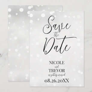 Save The Date Créez vos propres spectres blancs personnalisés