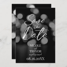 Créez votre propre B&W Bokeh Blurred personnalisé