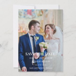 Save The Date Créez votre propre mariage rustique