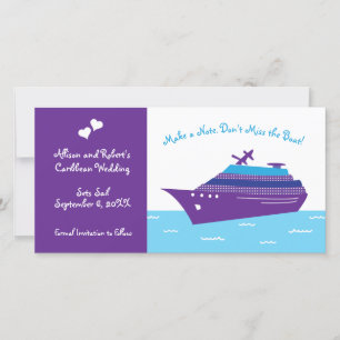 Save The Date Croisière mariage